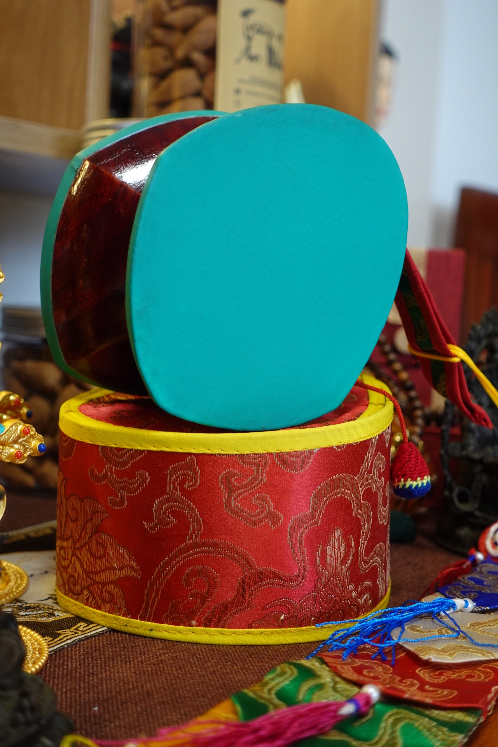 Trống Damaru 12cm - Ảnh 6